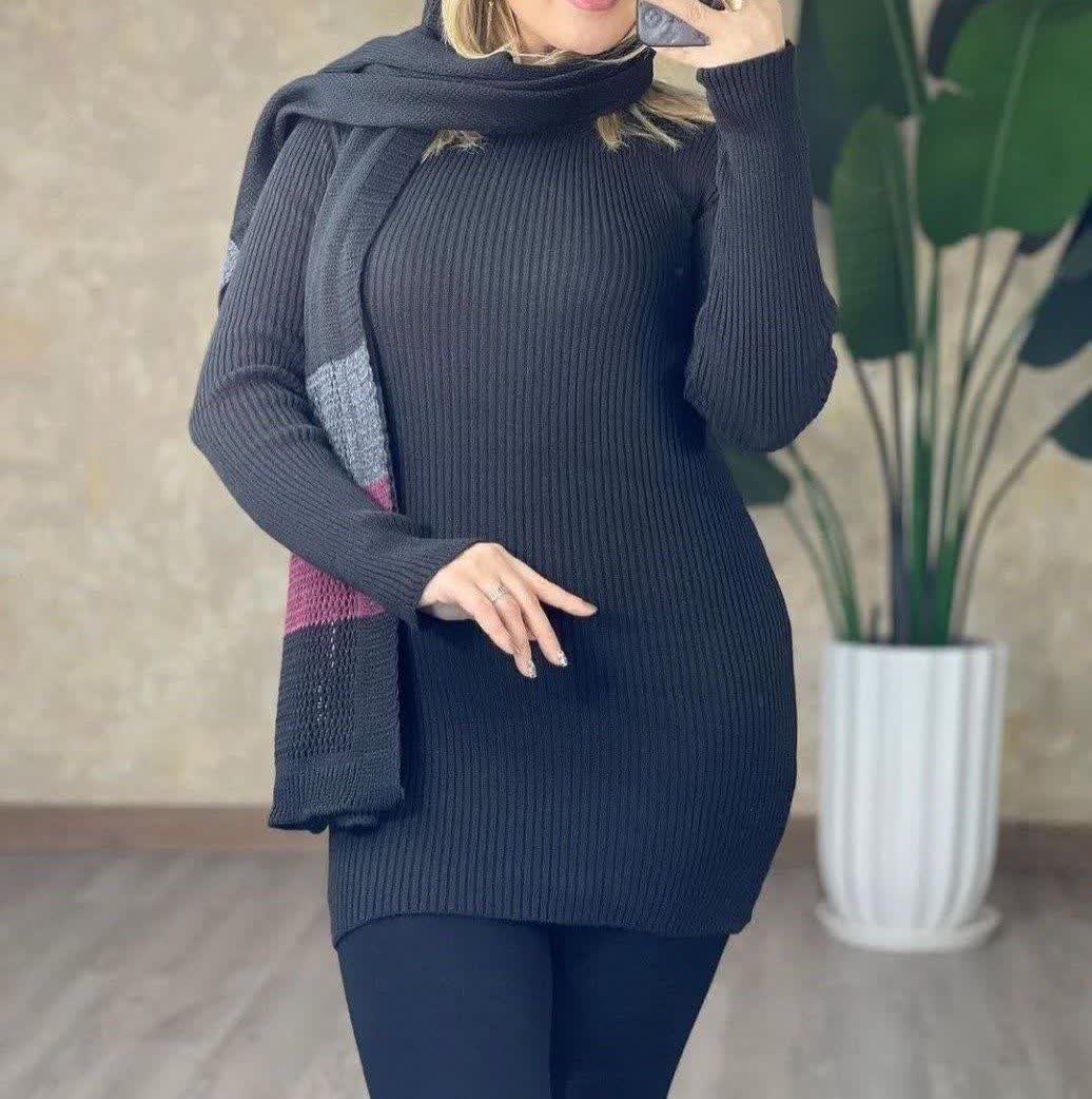 IMG_20251230_180506_556 زیرسارافنی بافت یقه گرد - تصویر 1