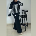 ست بافت بلوز شلوار  زنانه