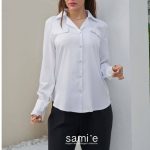 شومیز ساتن ابریشم - تصویر 4