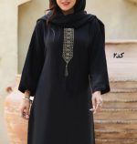 کفتان مشکی خرجکار هندی کرسپو - Image 4